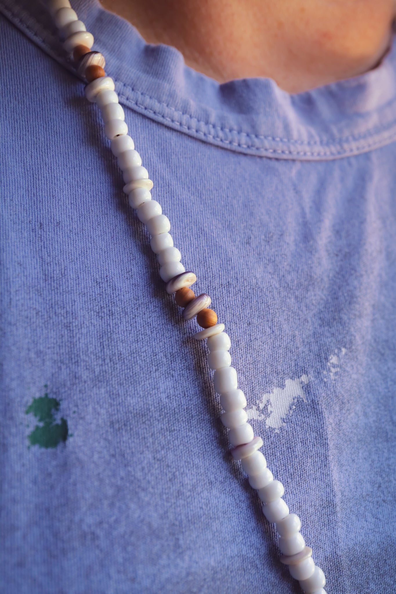 the Lilac Waves Necklace