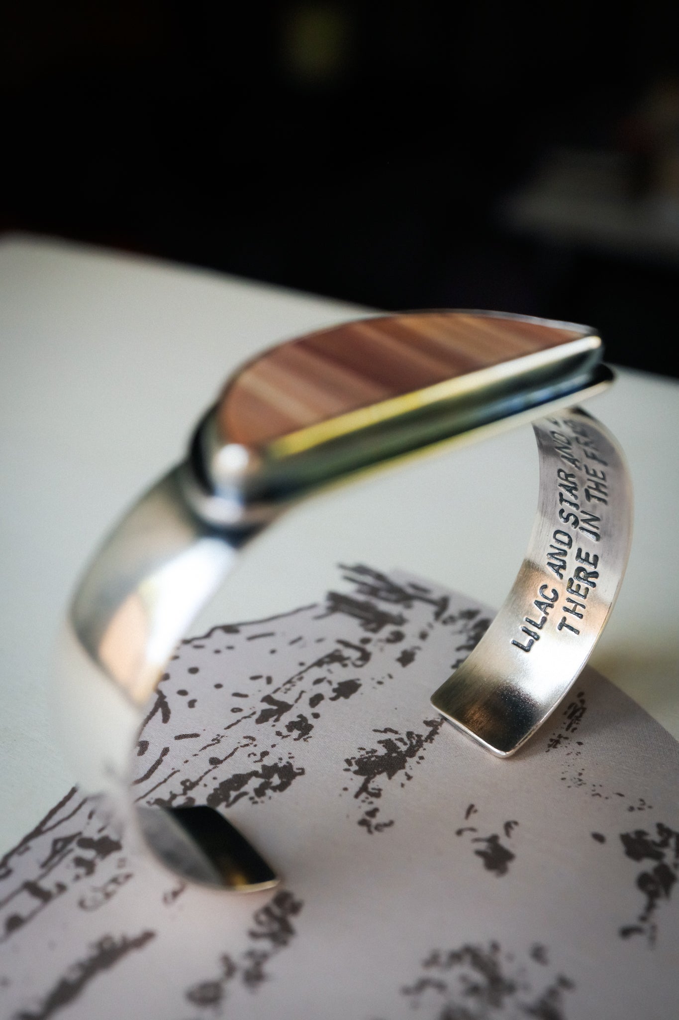 the Lilac Sunset Cuff
