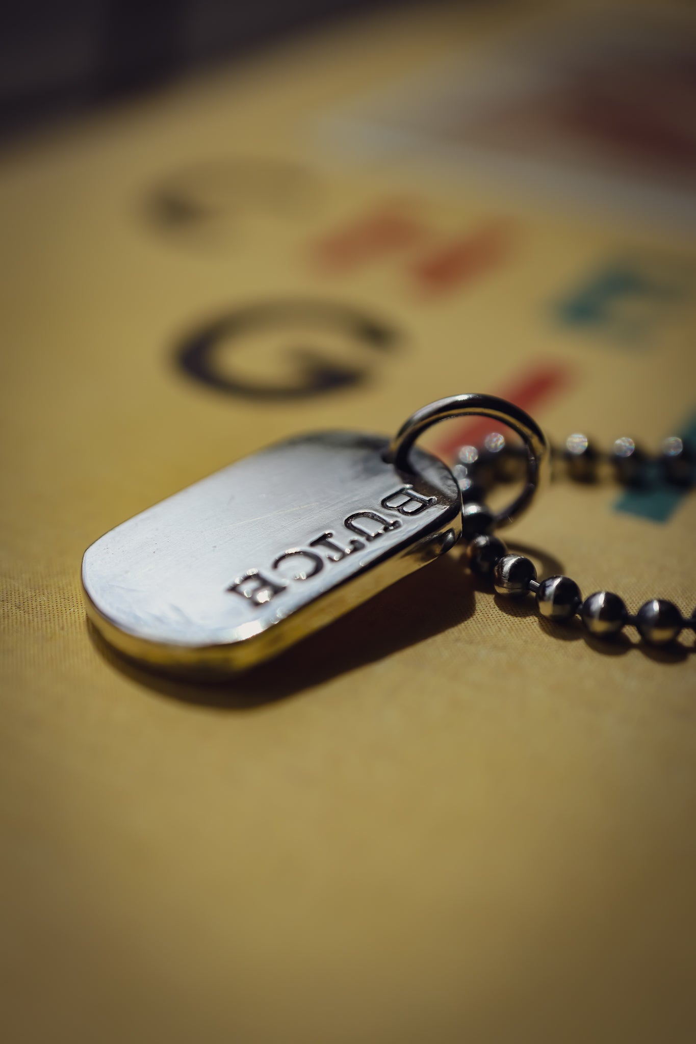 the Butch Dog Tag Necklace