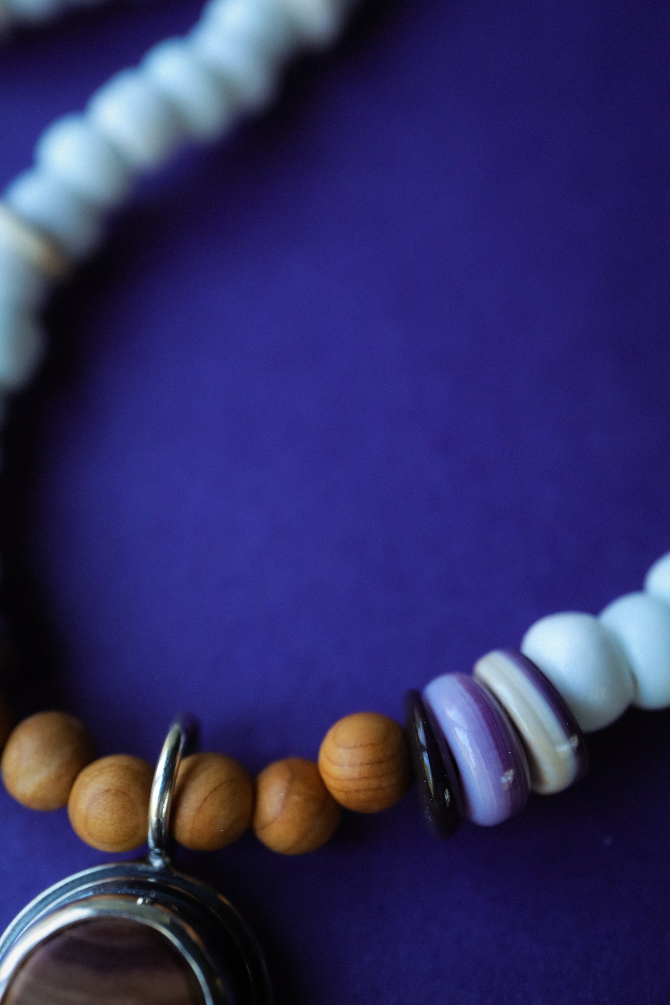 the Lilac Waves Necklace