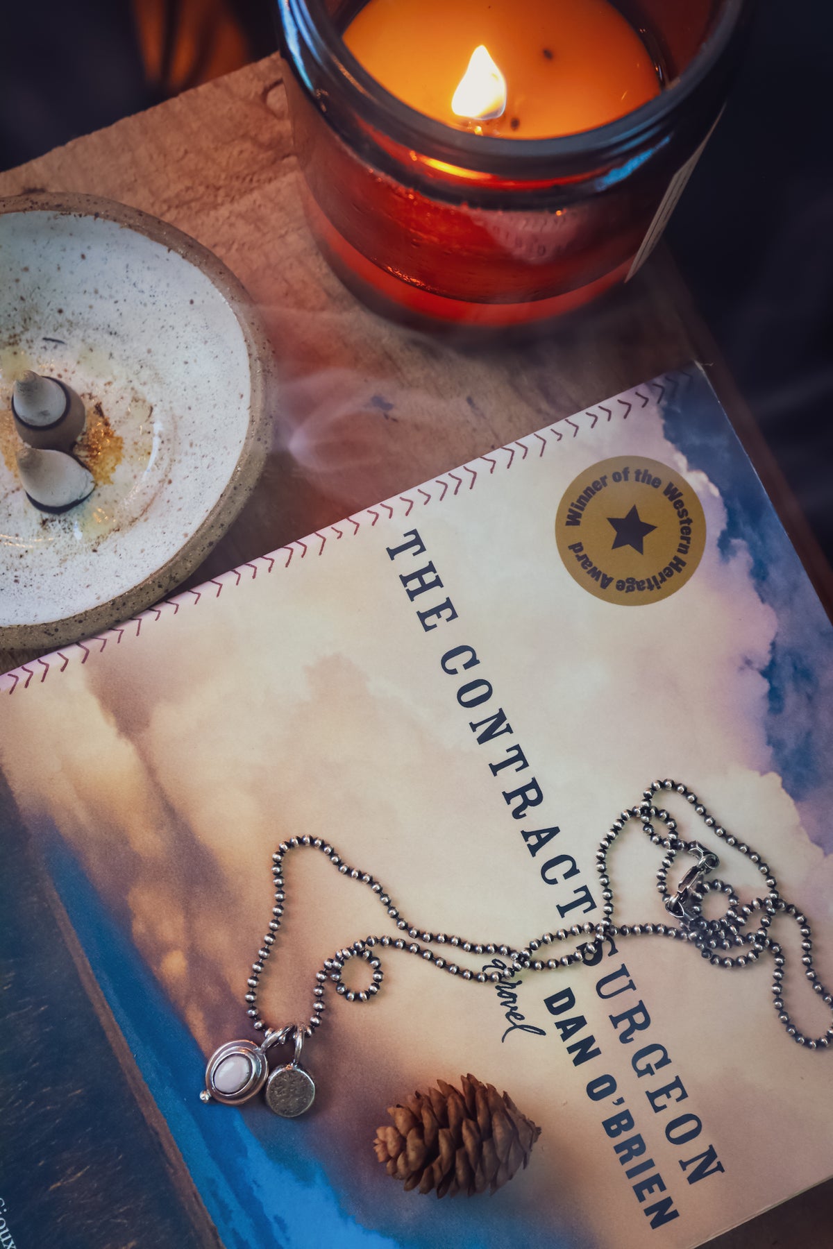 the Pink Moon Necklace