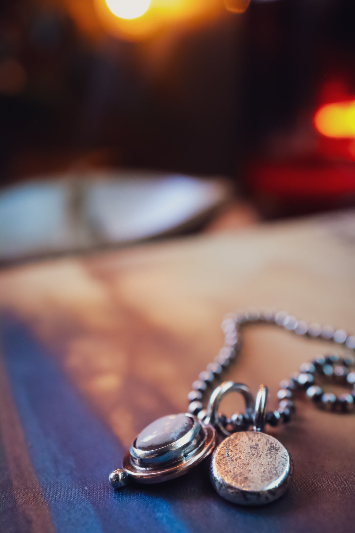 the Pink Moon Necklace