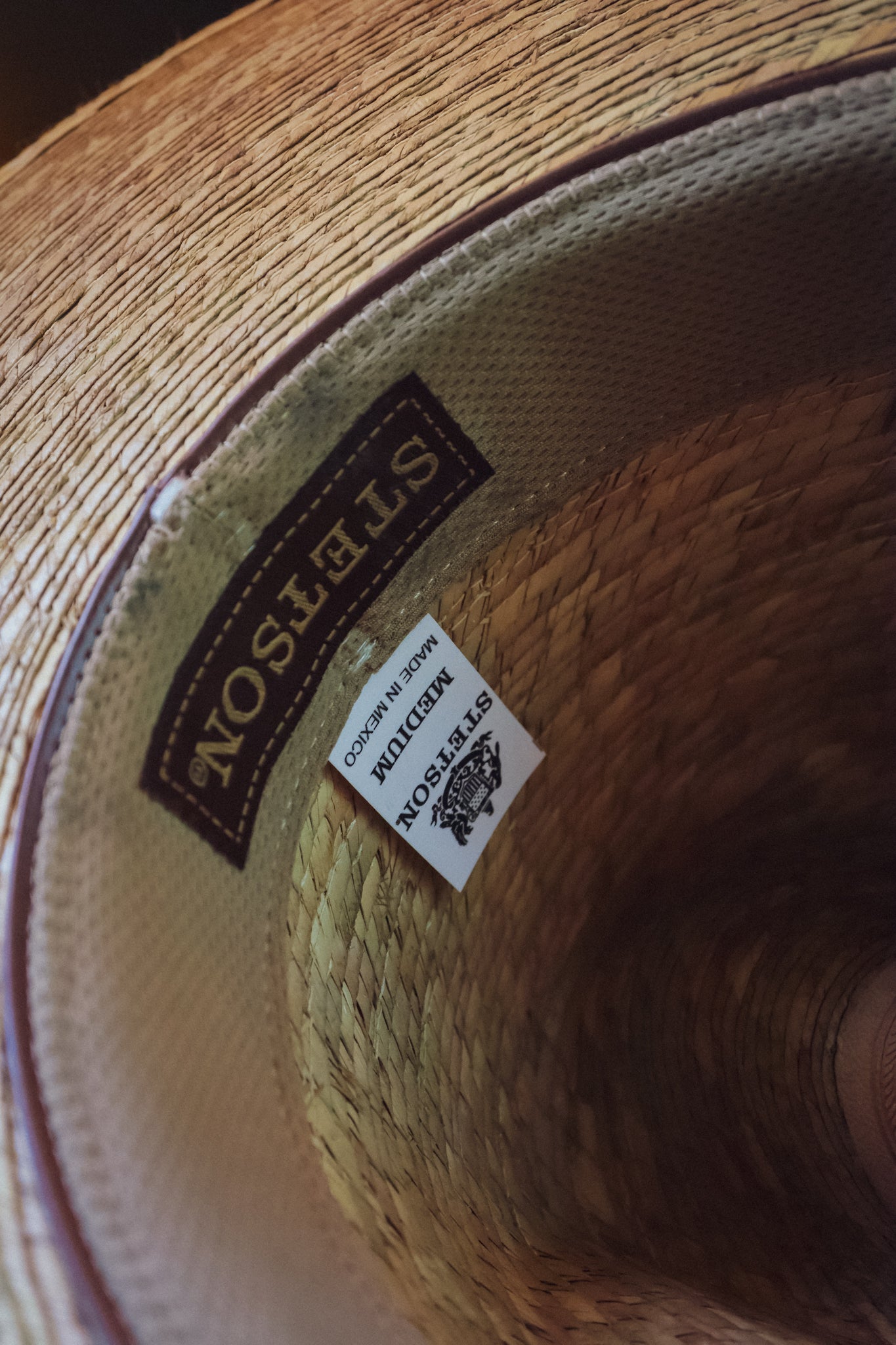 the Grateful Hat [ re-worked Stetson Mexican Palm Straw Hat]