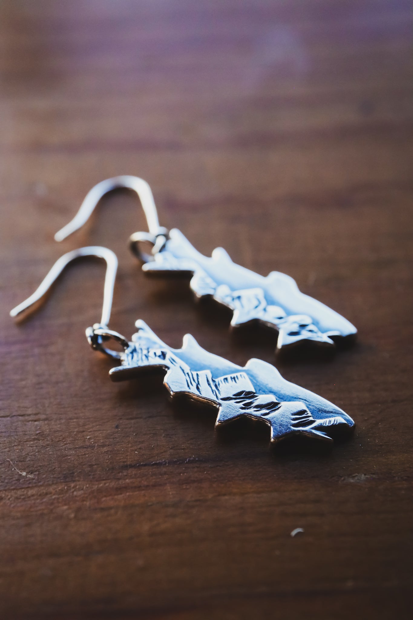 the Mountain Trout Earrings