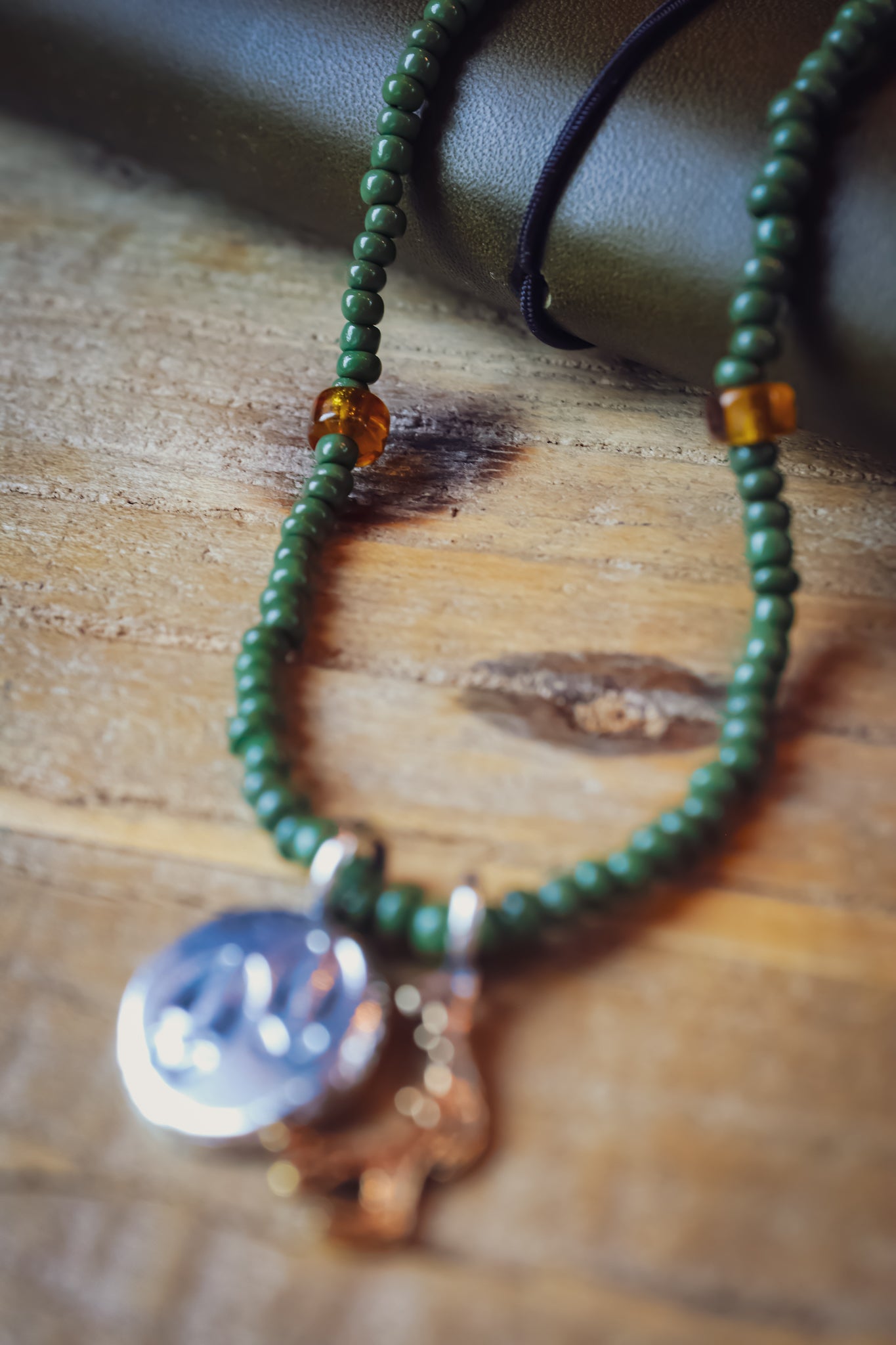 the Elk Wisdom Beaded Necklace