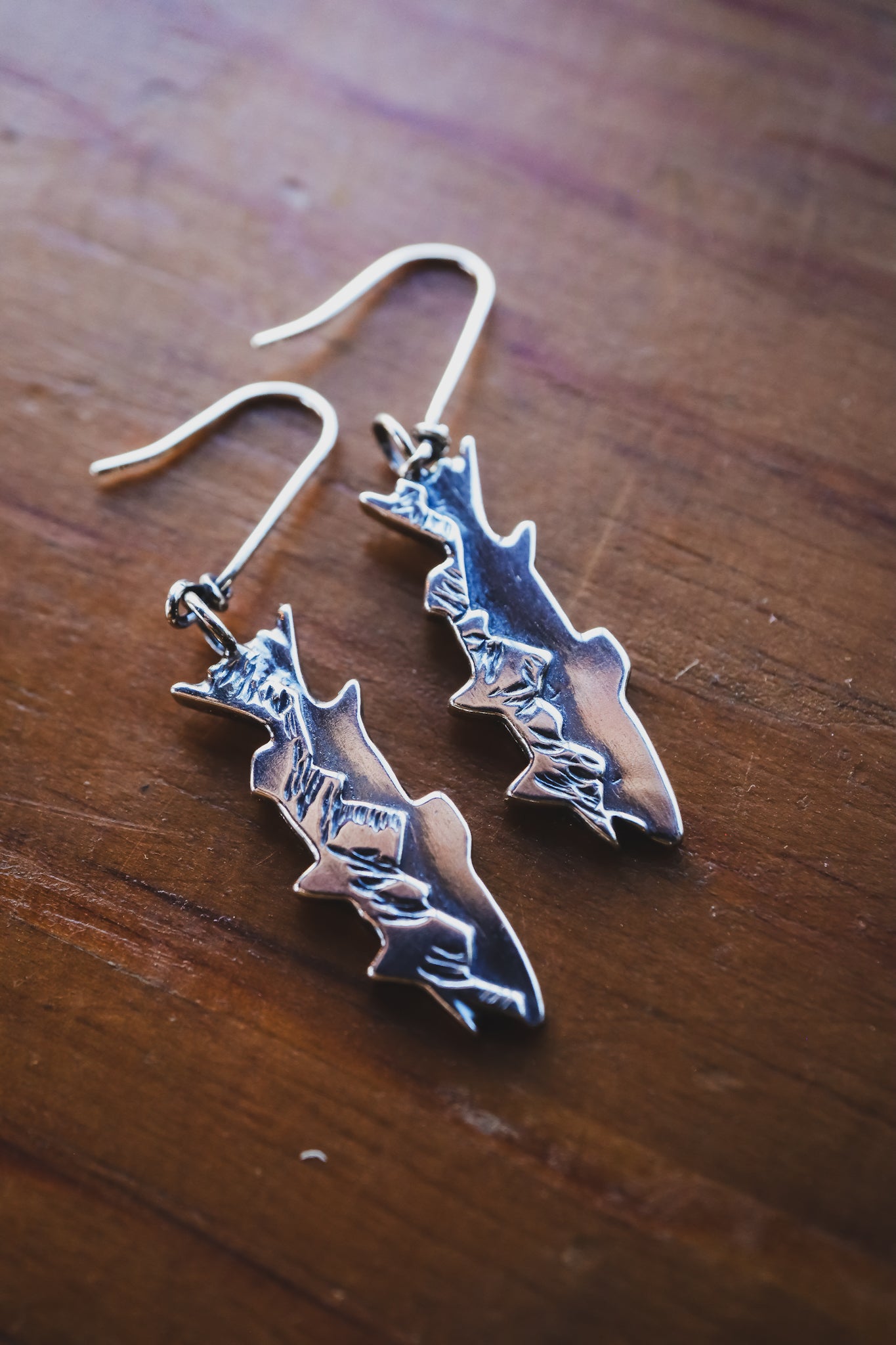 the Mountain Trout Earrings