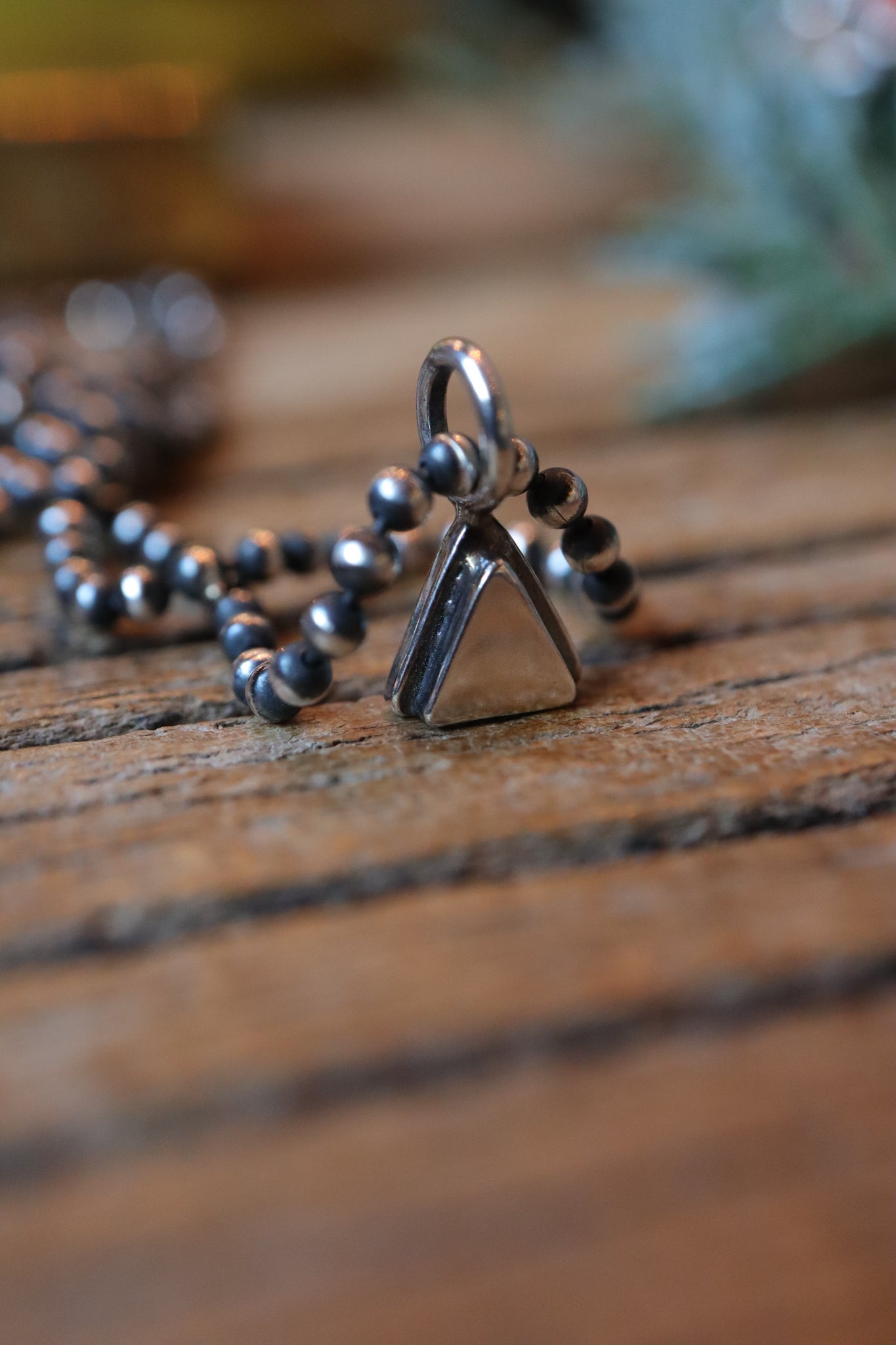 the Geo Mountain Necklace