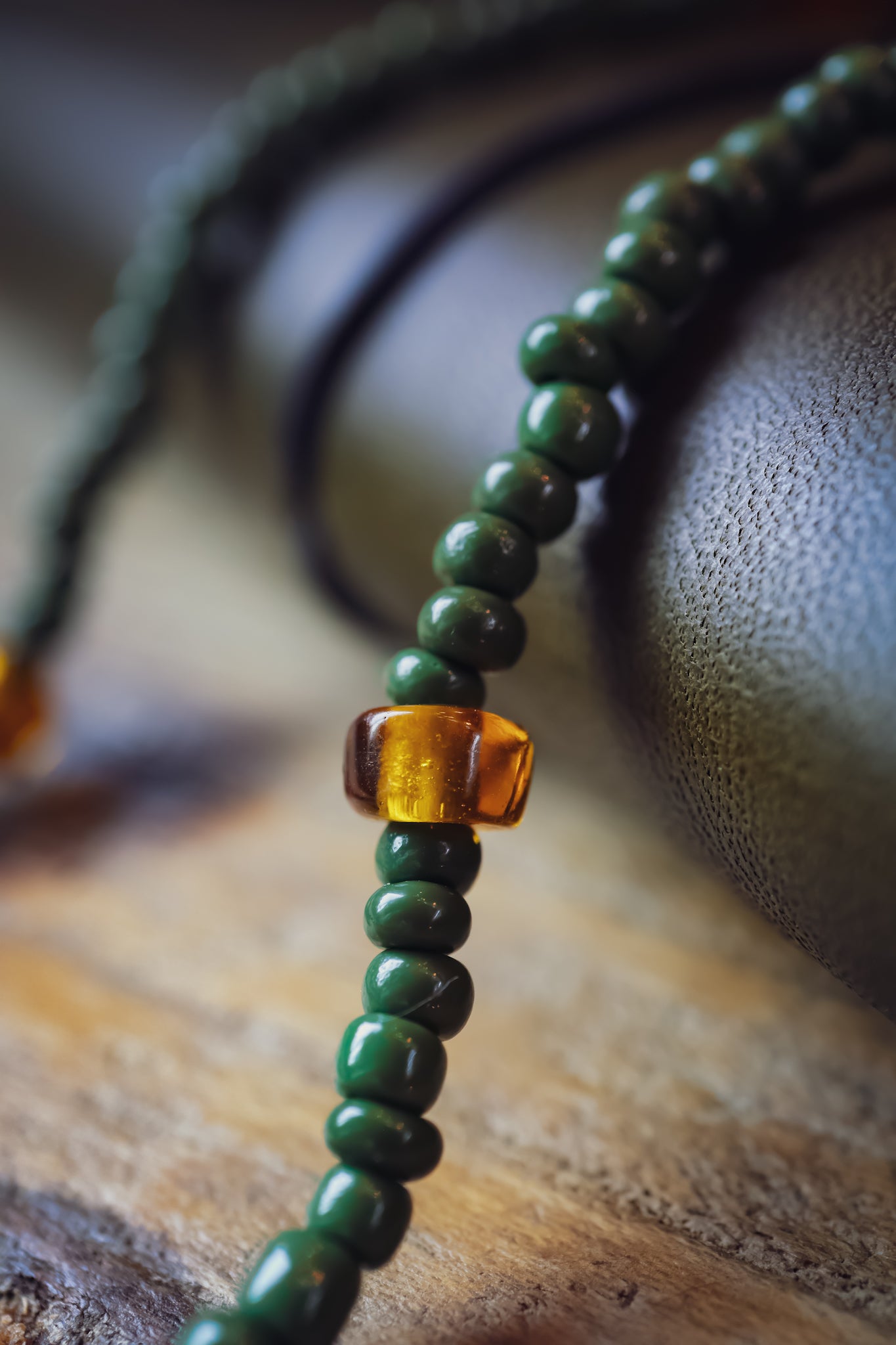 the Elk Wisdom Beaded Necklace