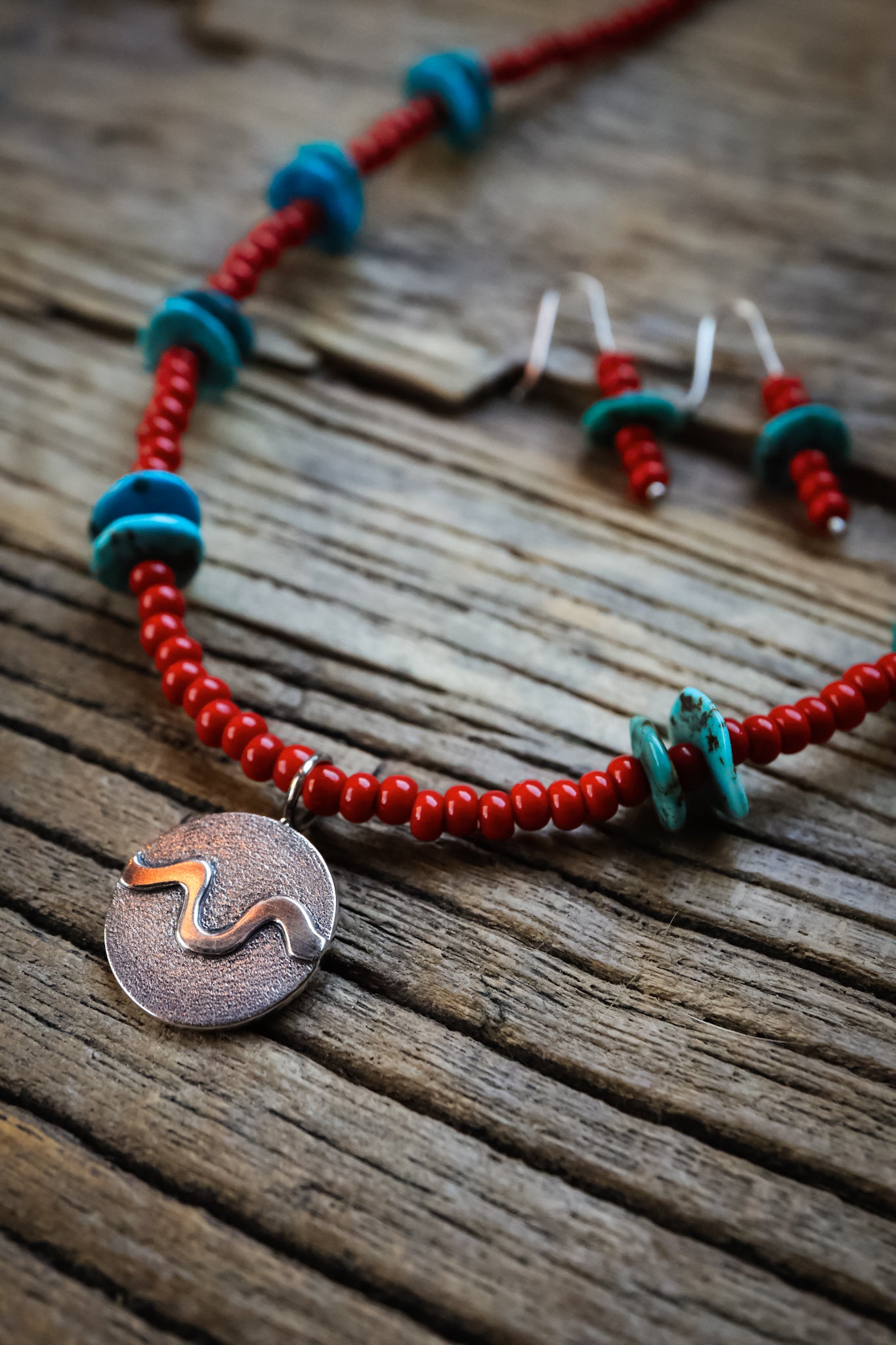 the Wild River Beaded Necklace