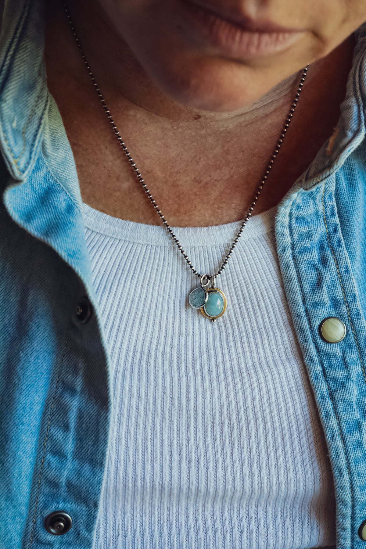 the Blue Moon Necklace