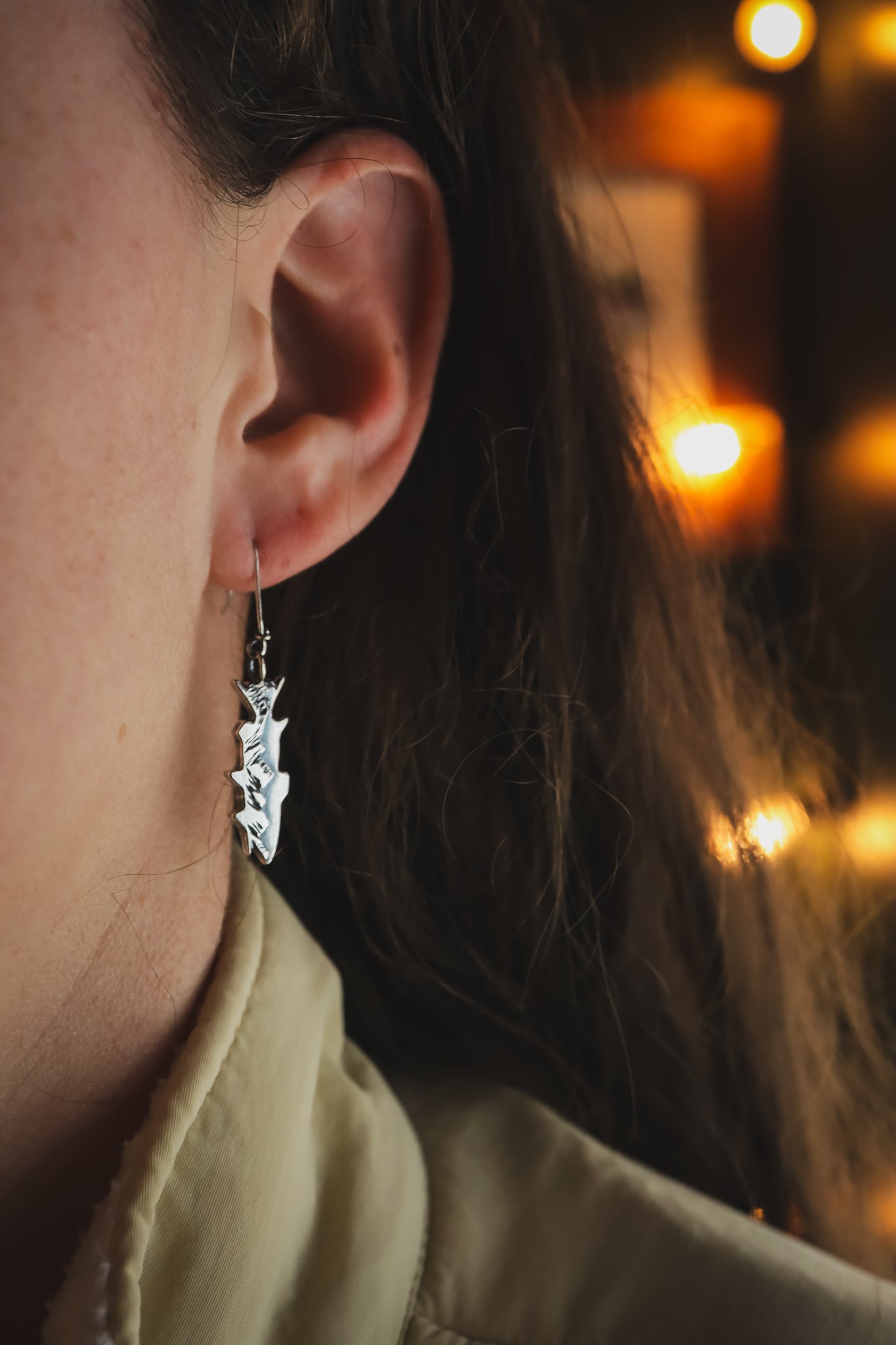 the Mountain Trout Earrings