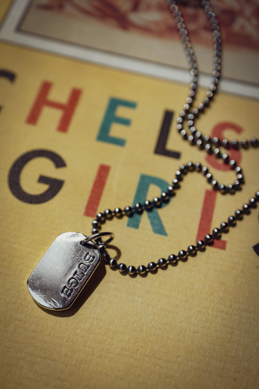 the Butch Dog Tag Necklace