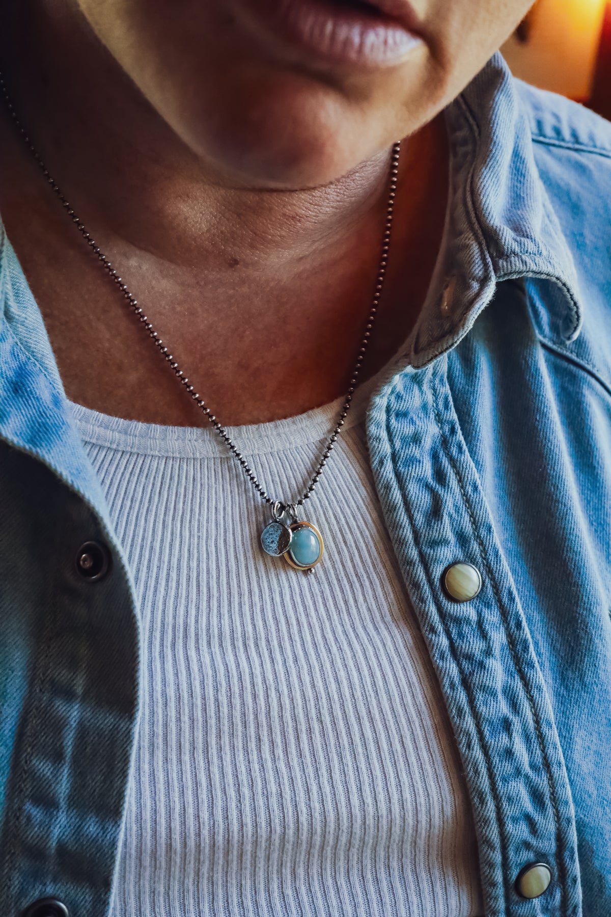 the Blue Moon Necklace