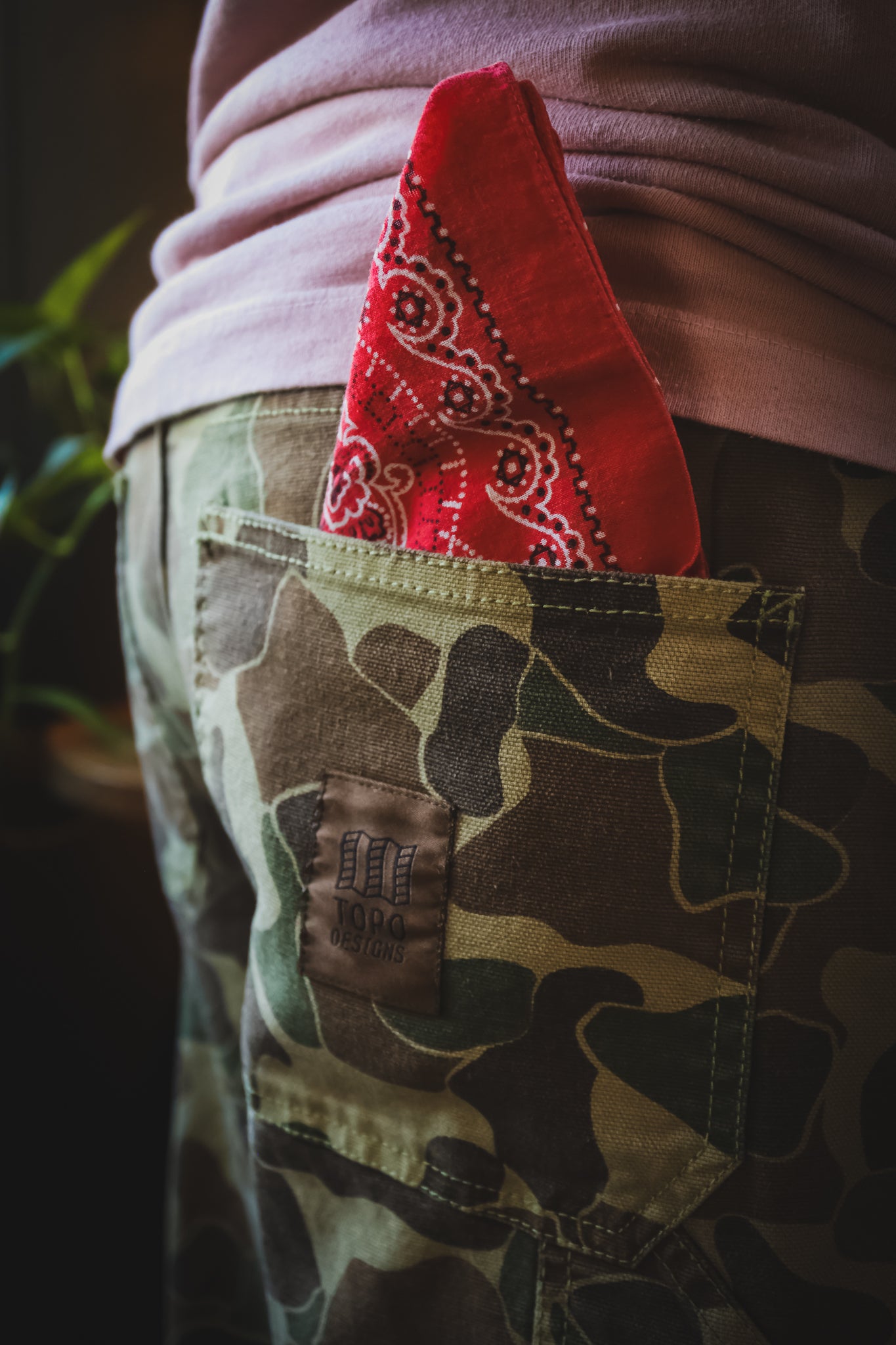 Vintage 1950’s-60’s Rare Pattern Red Eureka Brand Fast Color Bandana