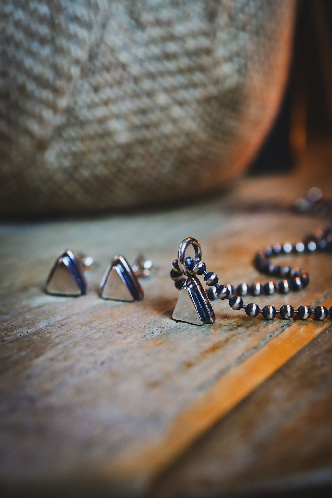 the Geo Mountain Necklace