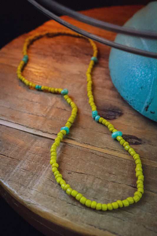 the Chartreuse Turquoise Necklace