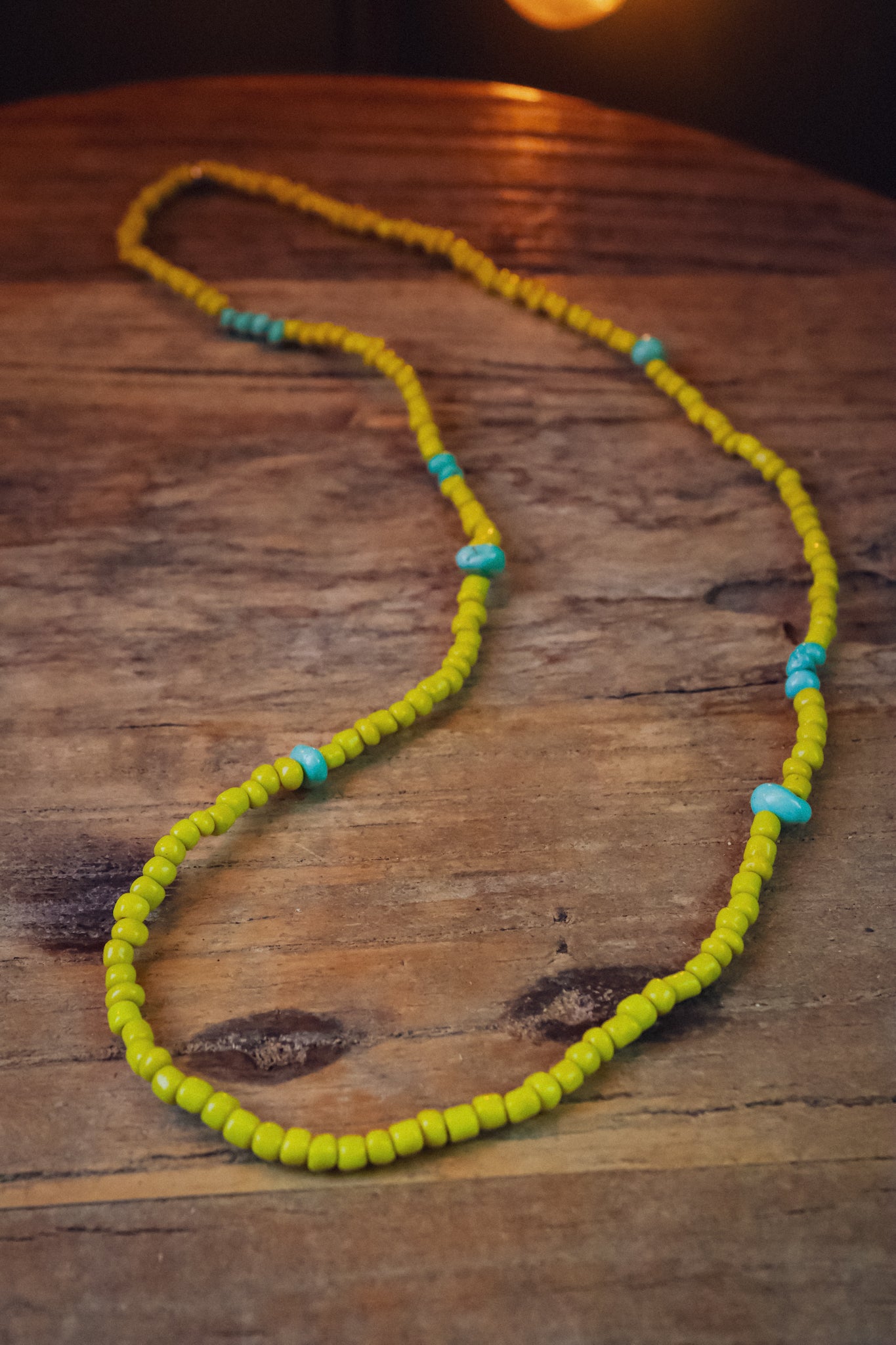 the Chartreuse Turquoise Necklace