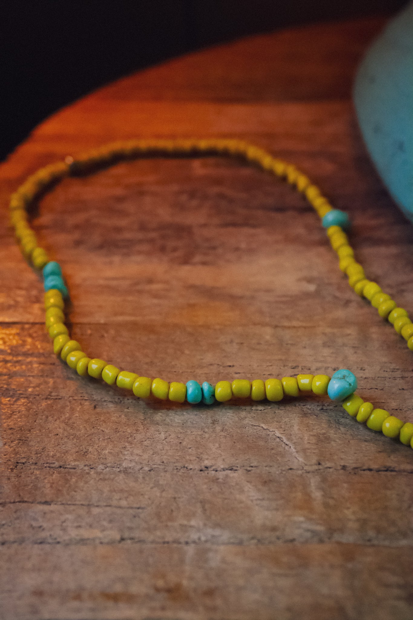 the Chartreuse Turquoise Necklace
