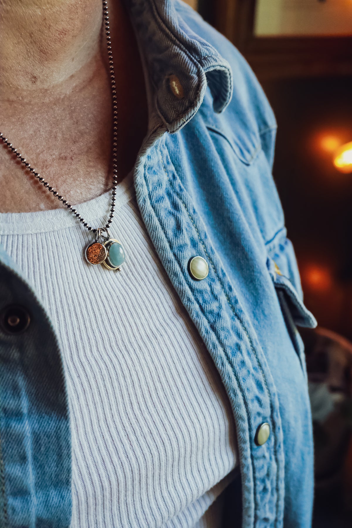 the Blue Moon Necklace