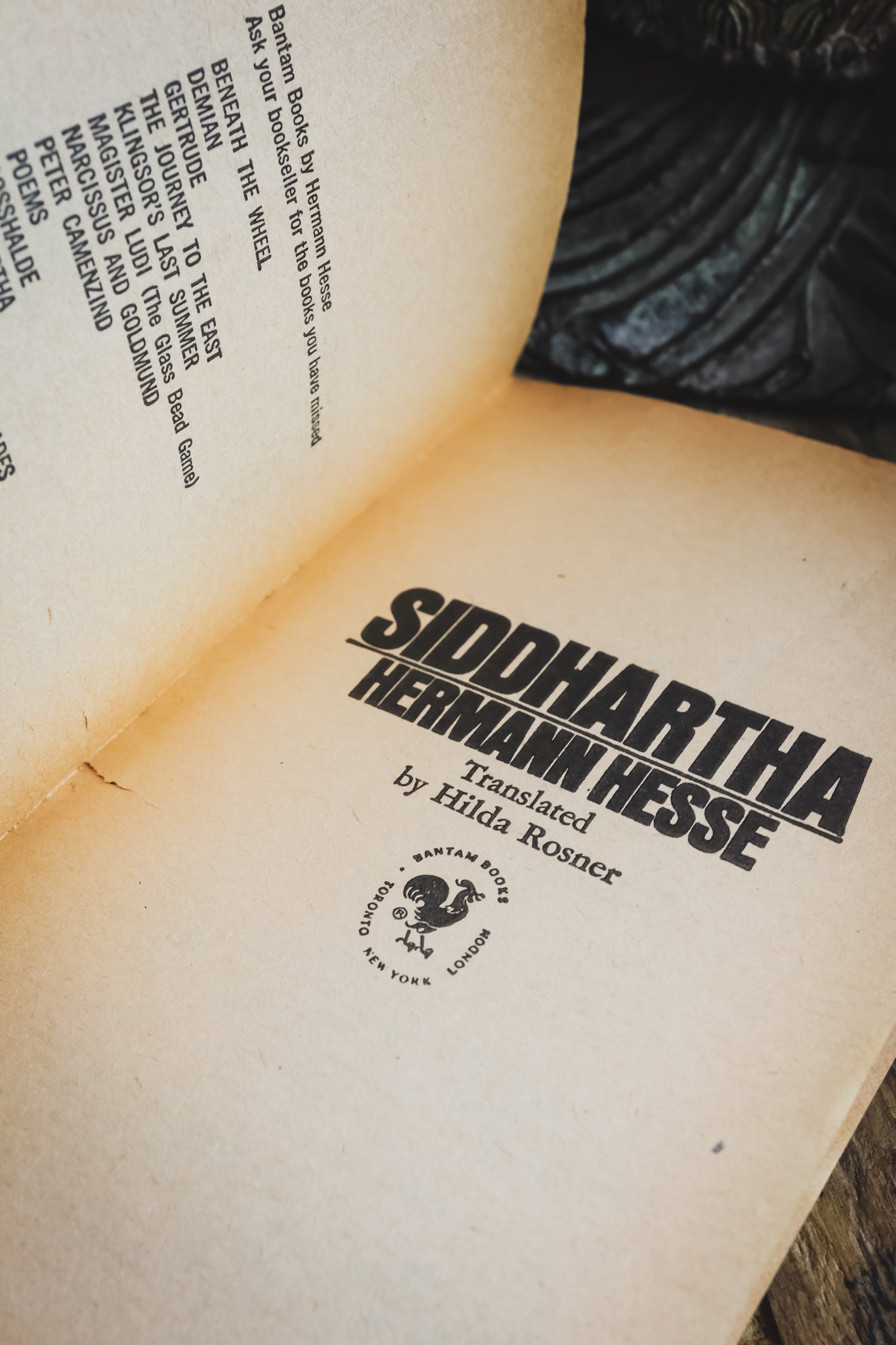 Vintage 1971 Siddhartha by Herman Hesse