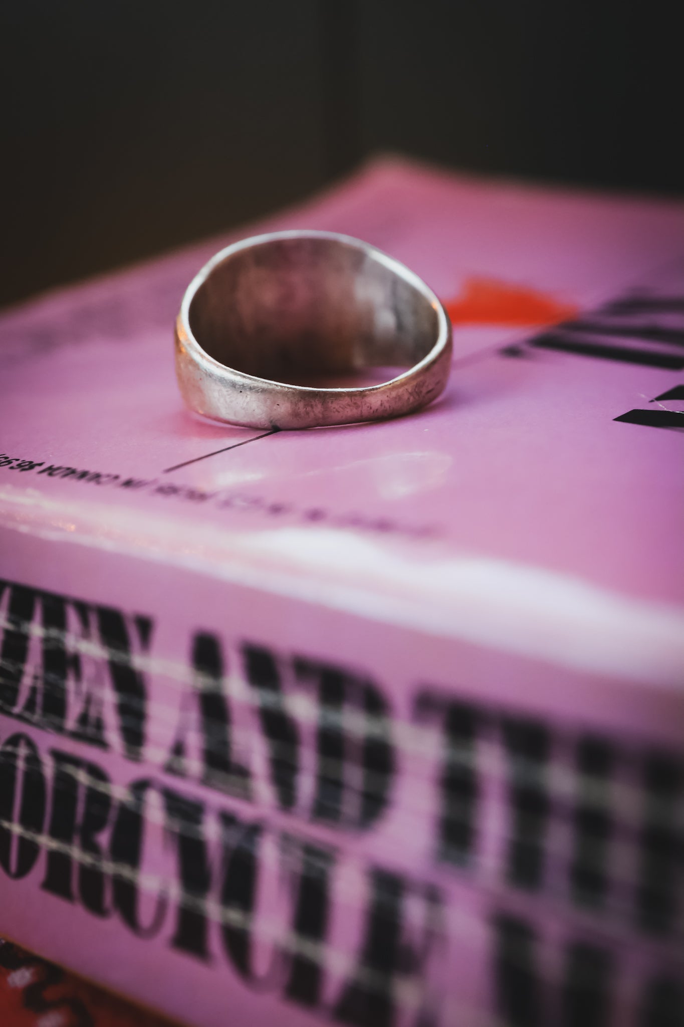 Vintage 1960’s-70’s Sterling Silver Cigar Band Thunderbird Ring