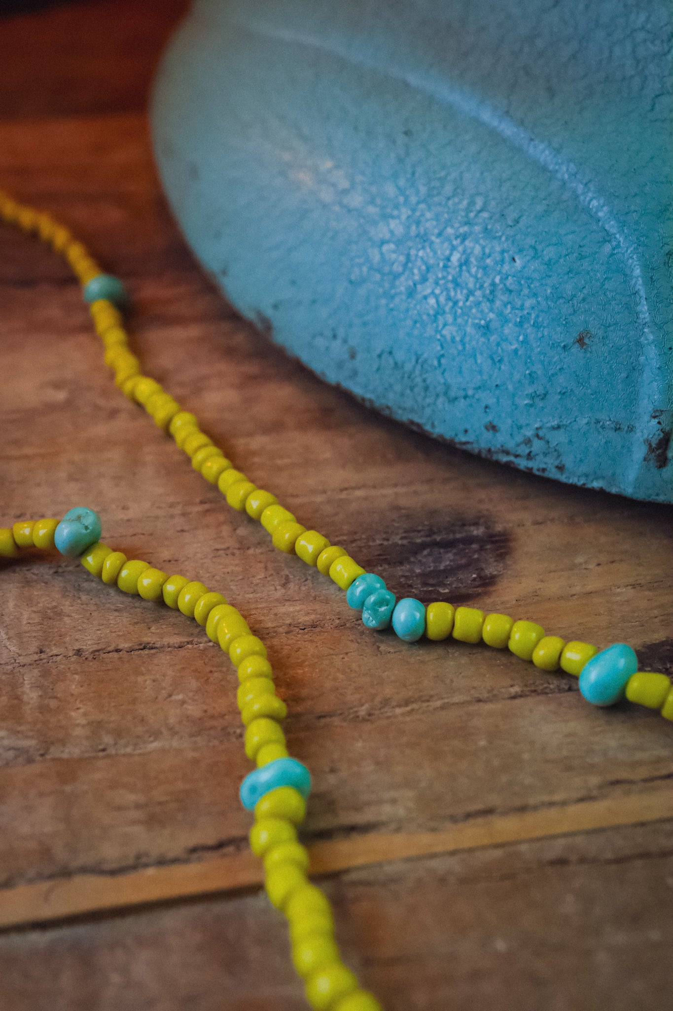 the Chartreuse Turquoise Necklace