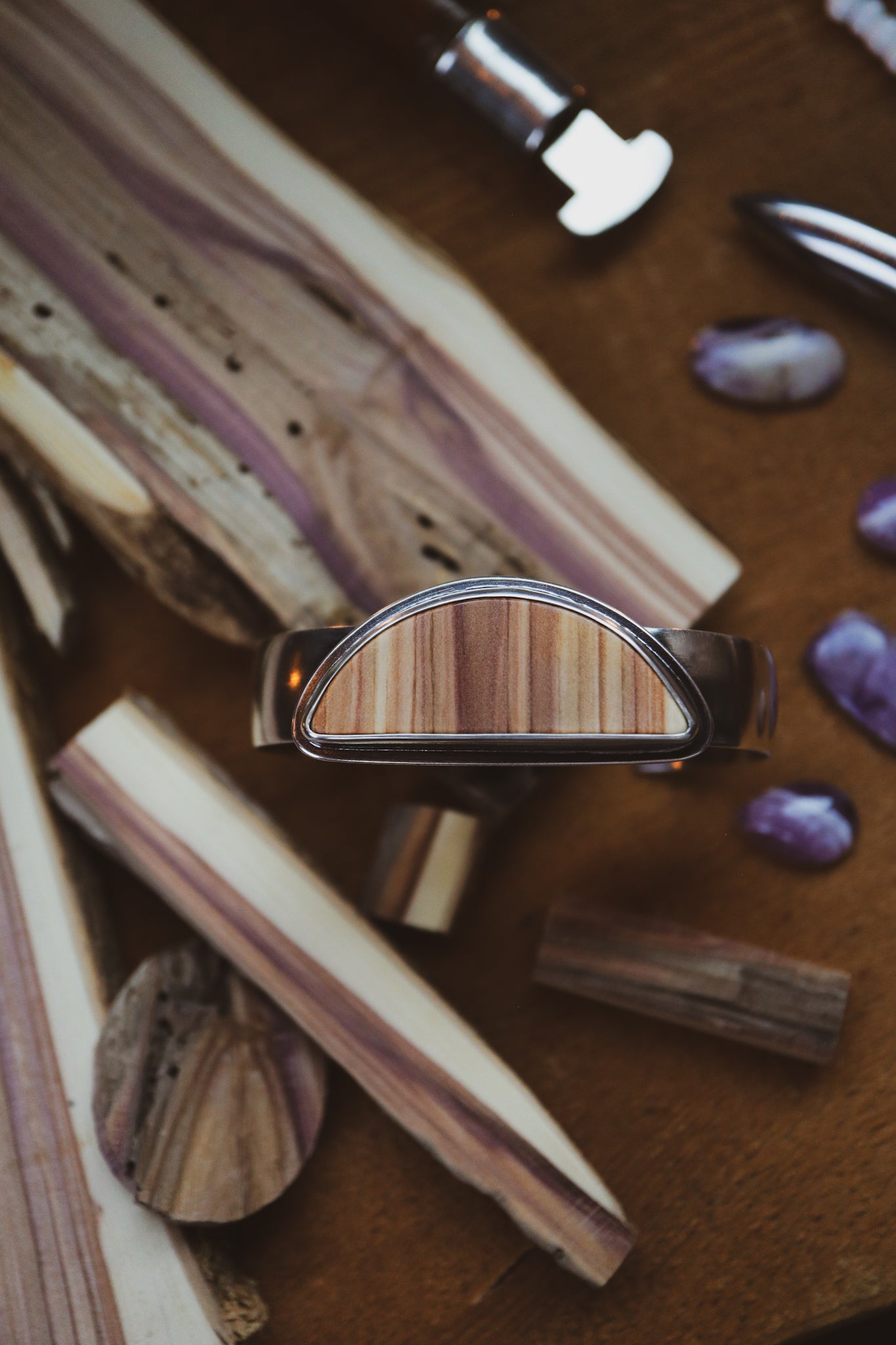the Lilac Sunset Cuff