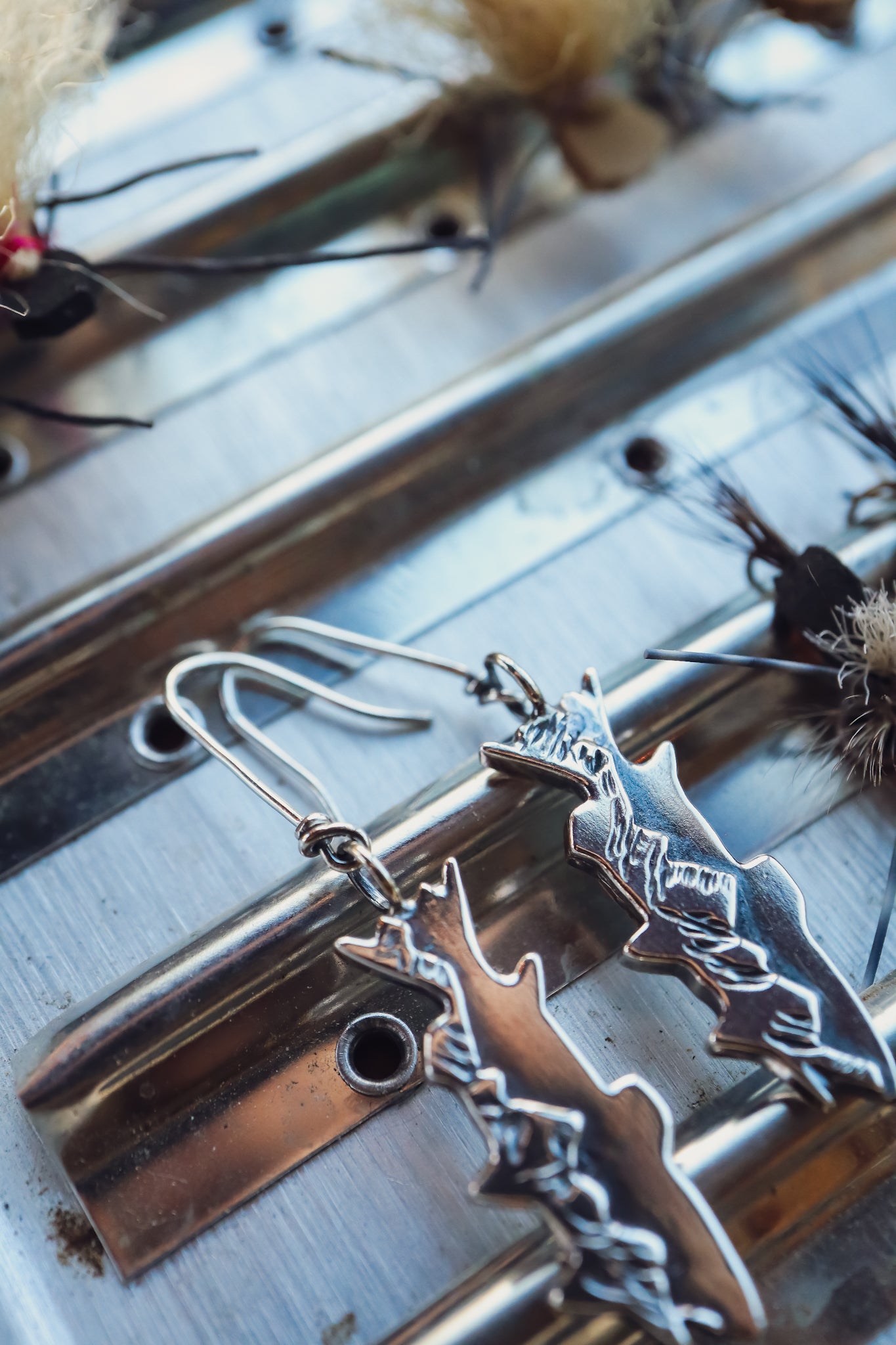 the Mountain Trout Earrings