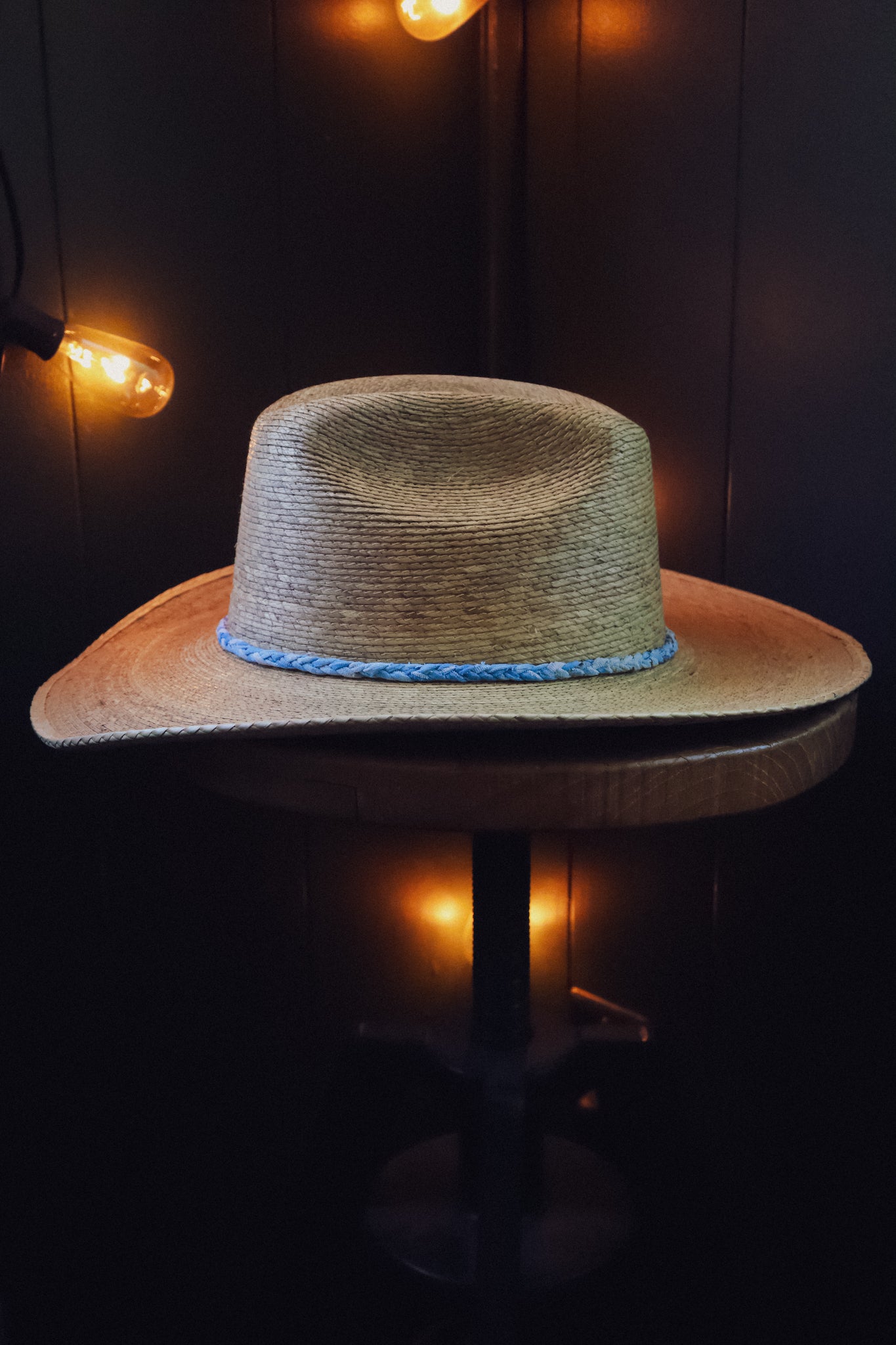 the Grateful Hat [ re-worked Stetson Mexican Palm Straw Hat]