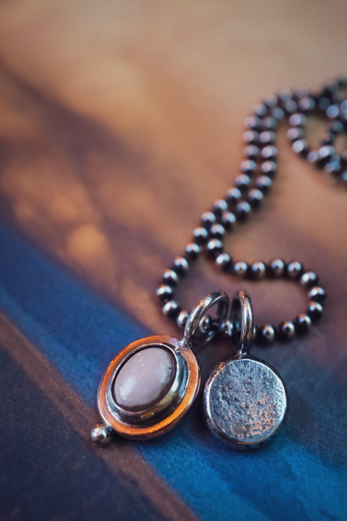 the Pink Moon Necklace
