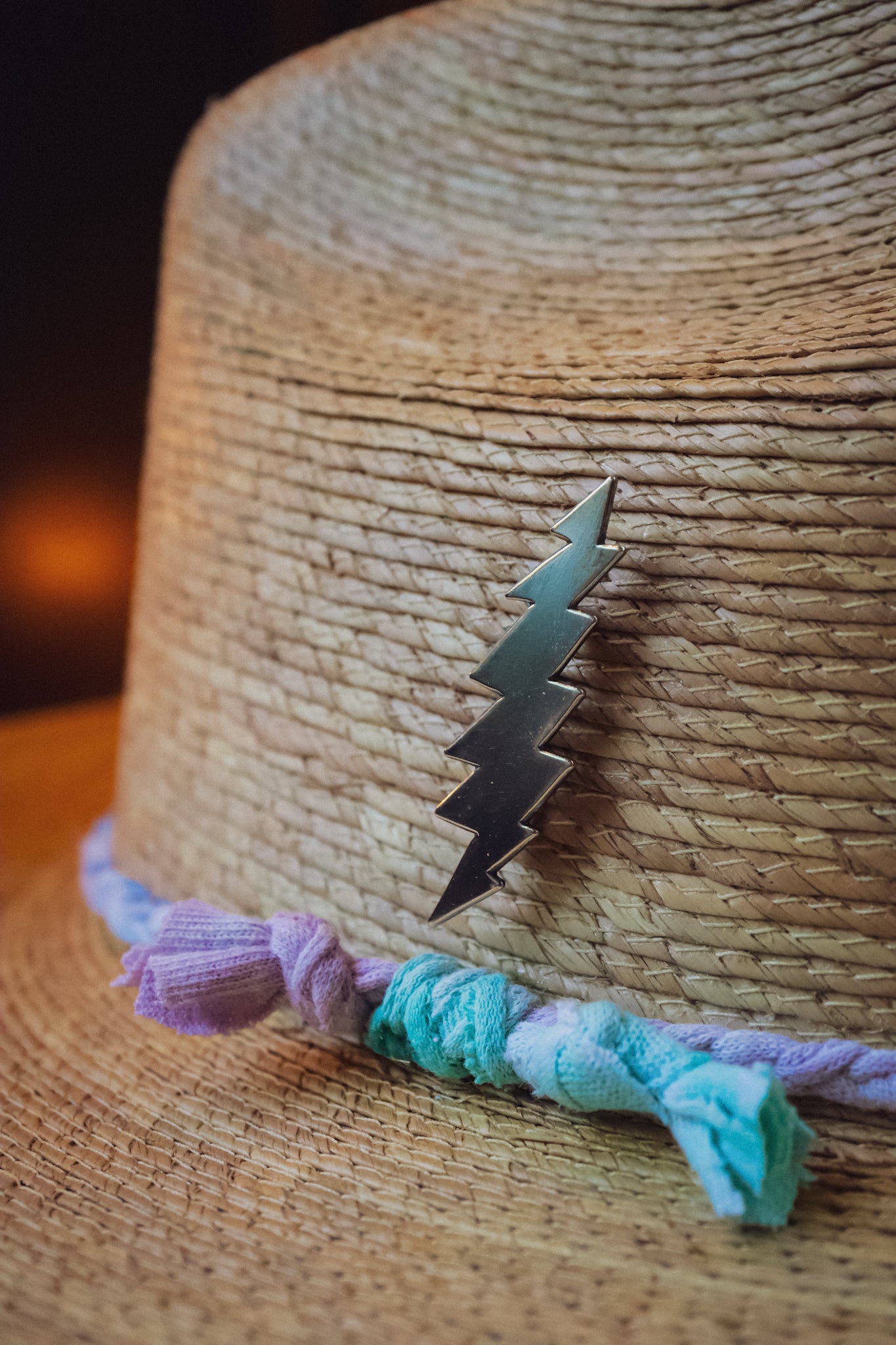 the Grateful Hat [ re-worked Stetson Mexican Palm Straw Hat]