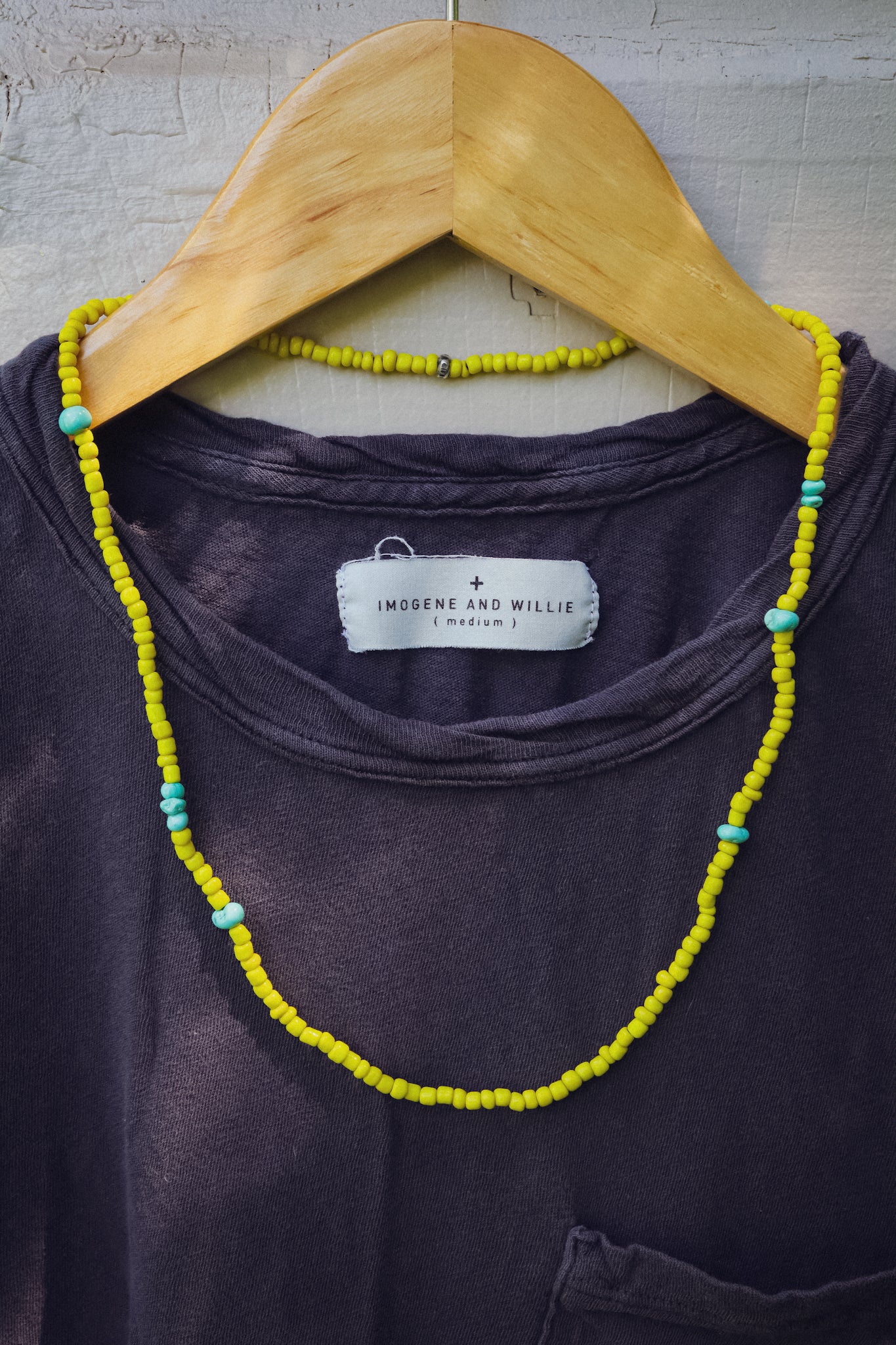 the Chartreuse Turquoise Necklace
