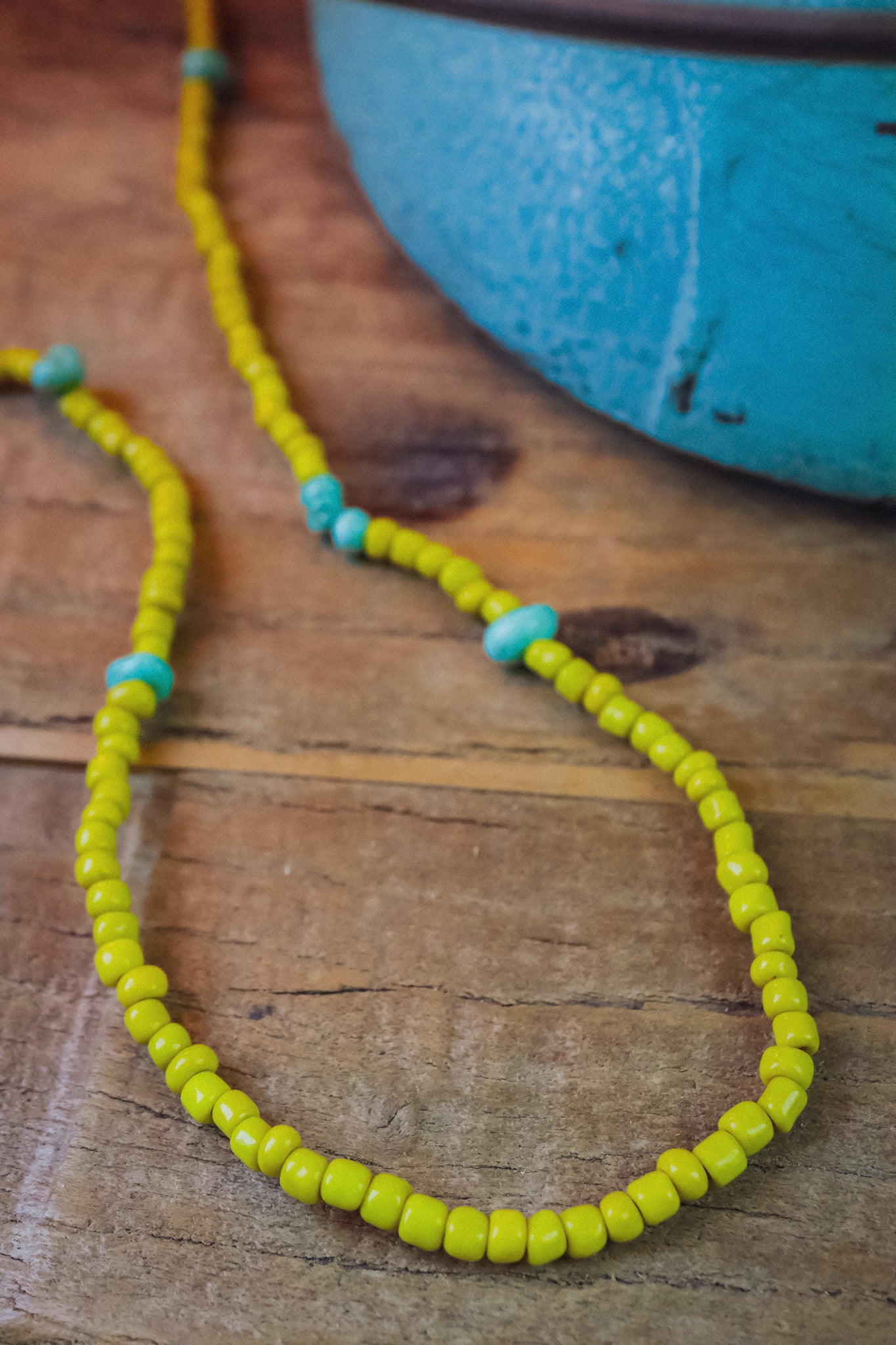 the Chartreuse Turquoise Necklace