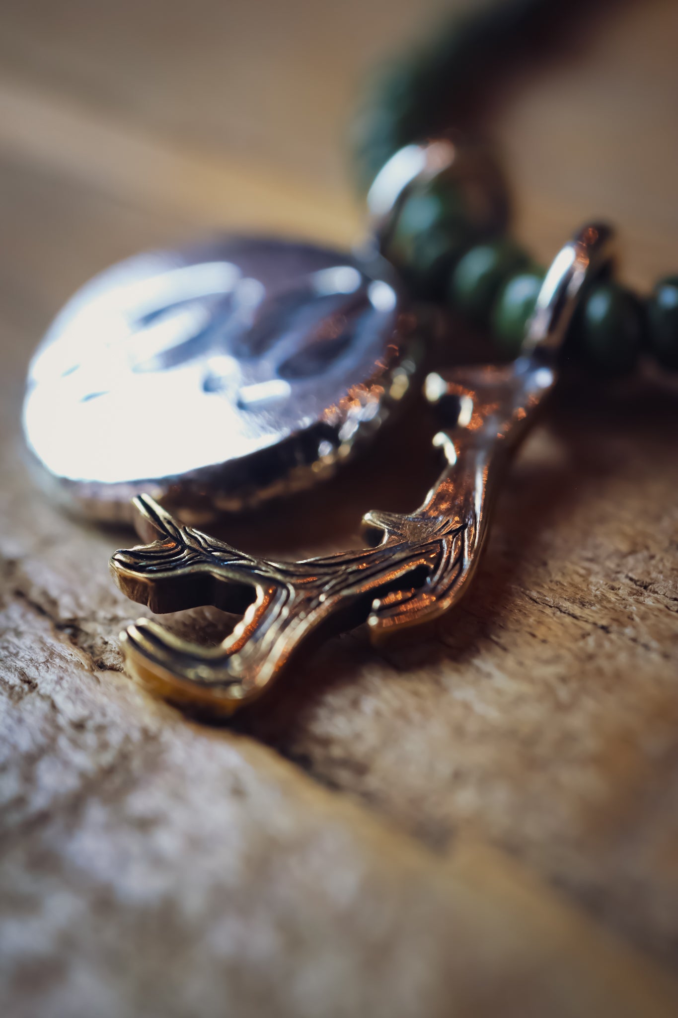 the Elk Wisdom Beaded Necklace