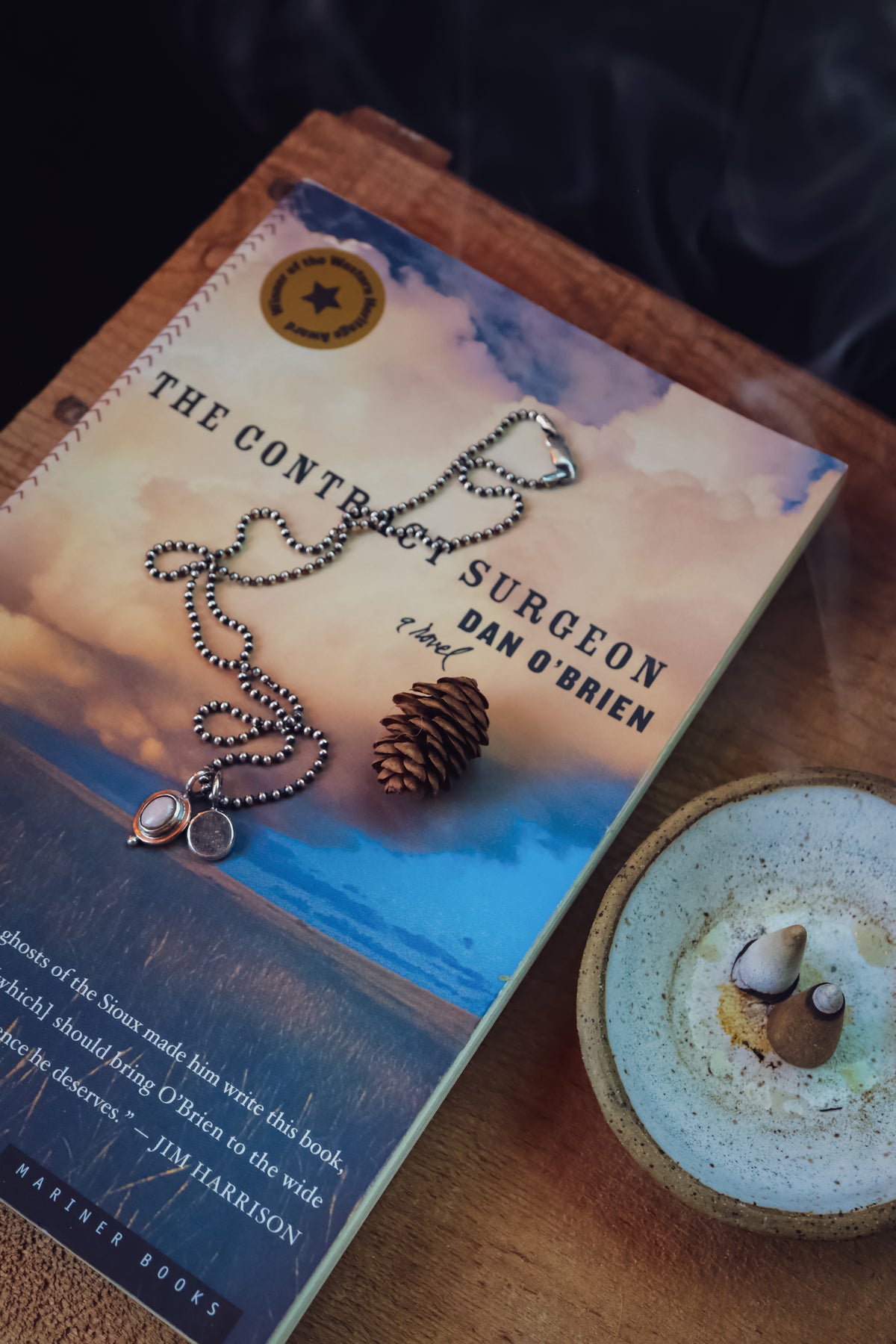 the Pink Moon Necklace